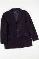 Charcoal Three Button Corduroy Blazer (sz. L)