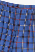 Vintage Plaid 100% Cotton High Waisted Pants (1990s)