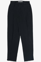 Vintage Black Micro Grid Garfield & Marks Lightweight Dress Pants (1990s)