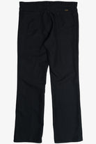Vintage Black Wrangler Polyester Bootcut Dress Slacks (1990s)