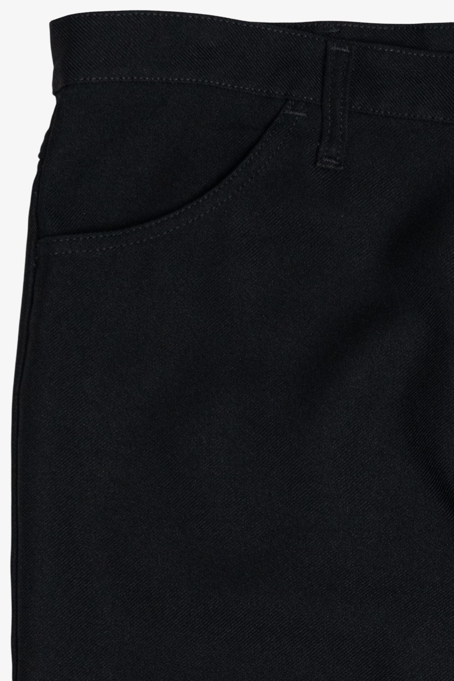 Vintage Black Wrangler Polyester Bootcut Dress Slacks (1990s)