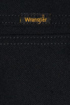 Vintage Black Wrangler Polyester Bootcut Dress Slacks (1990s)
