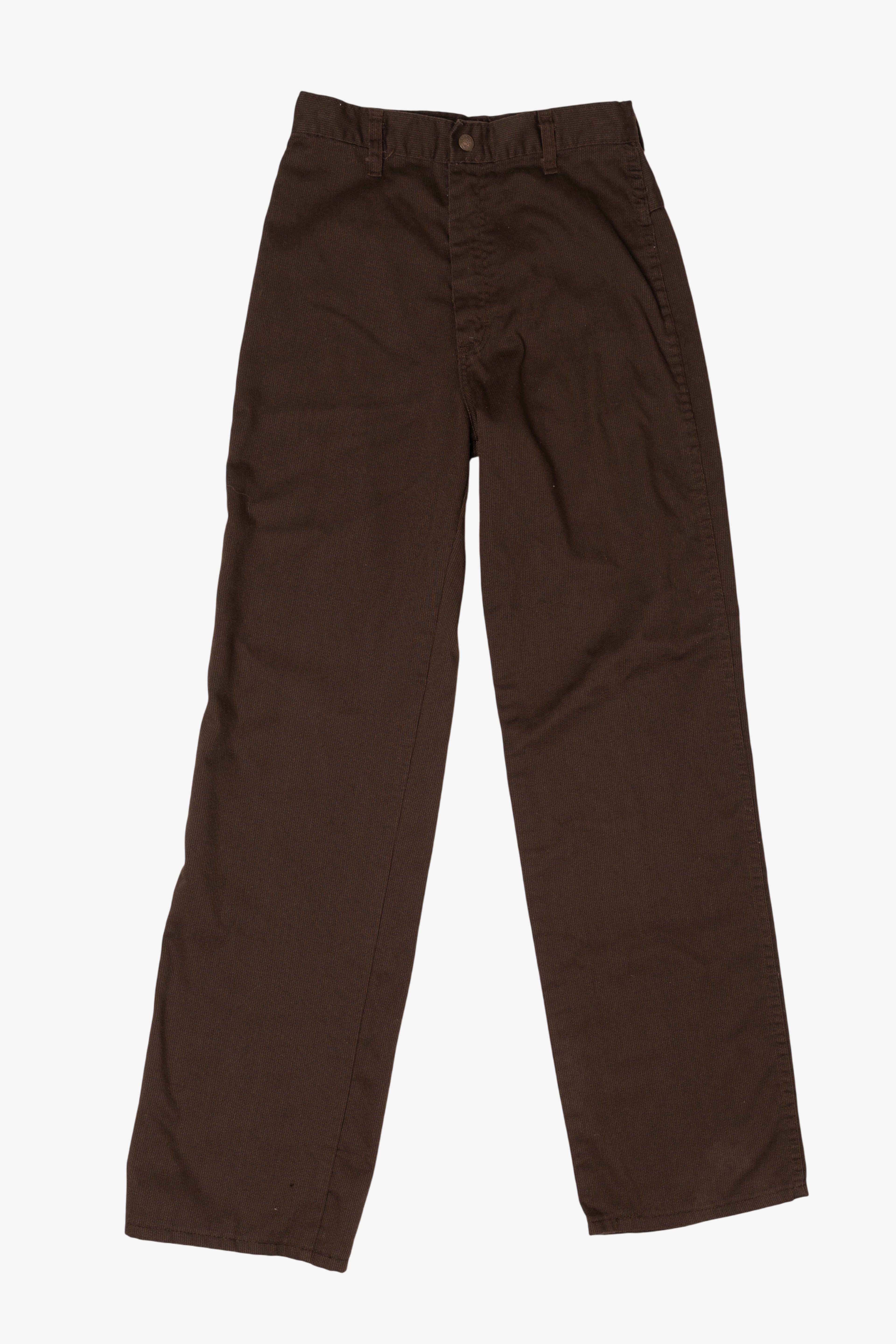 Vintage Dark Brown Corduroy Pants (1980s)