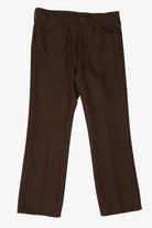 Vintage Dark Brown Wrangler 35x30 Trousers (1990s)