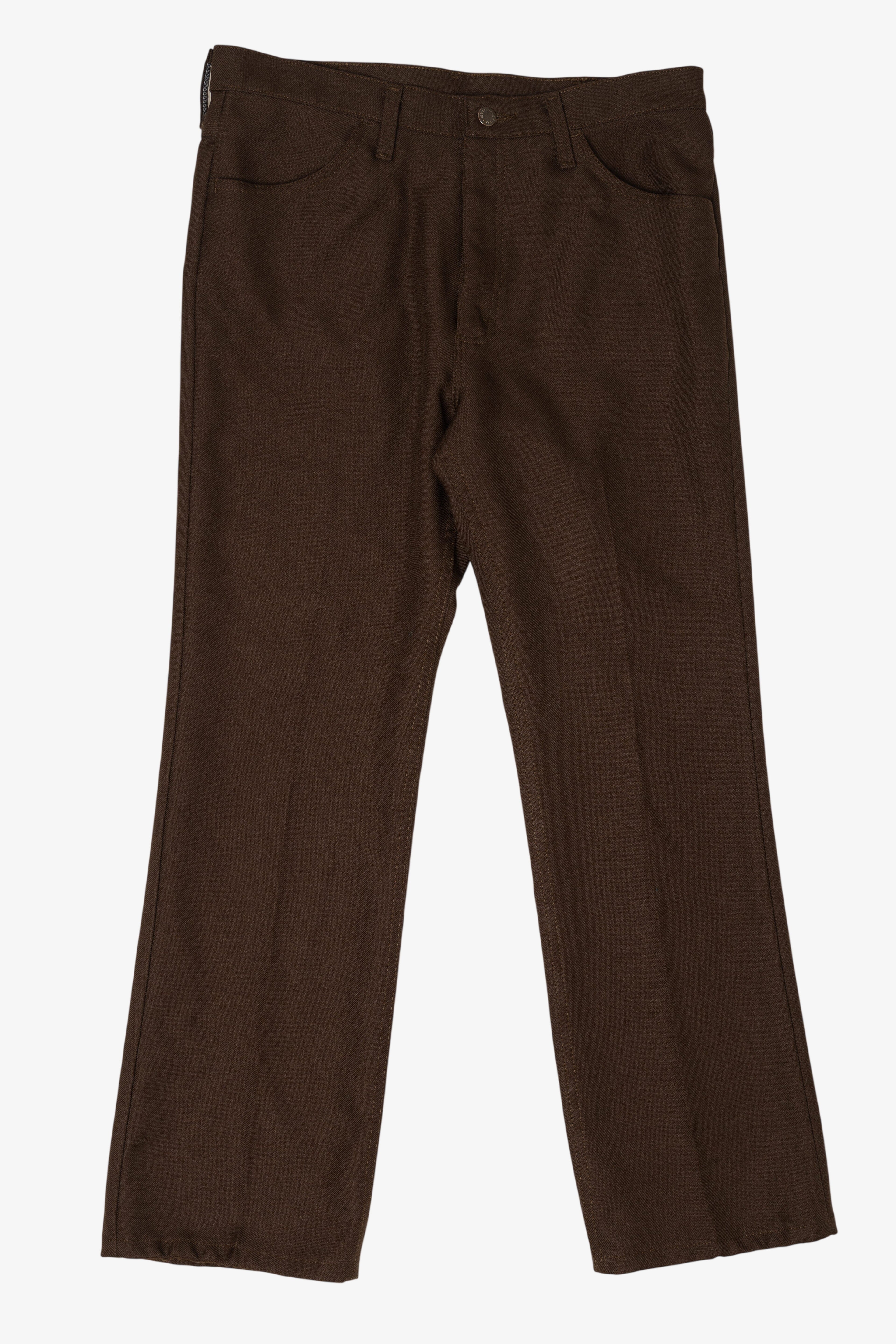 Vintage Dark Brown Wrangler 35x30 Trousers (1990s)