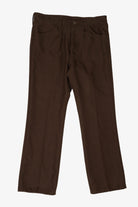 Vintage Dark Brown Wrangler 35x30 Trousers (1990s)