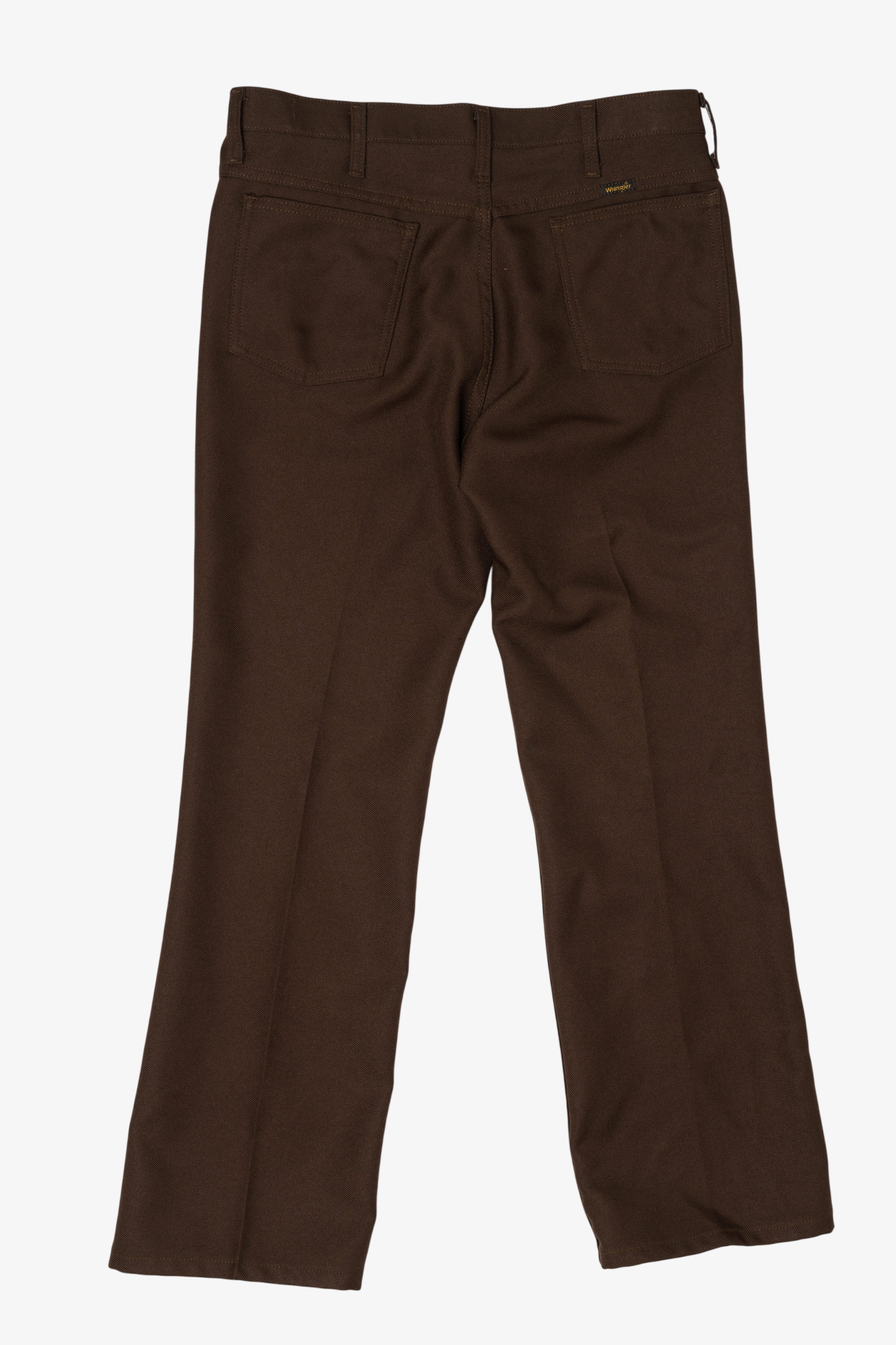 Vintage Dark Brown Wrangler 35x30 Trousers (1990s)