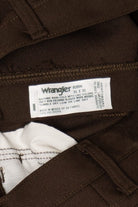 Vintage Dark Brown Wrangler 35x30 Trousers (1990s)