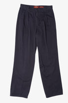 Vintage Navy Blue Eddie Bauer Wrinkle Resistant Double Pleated Pants (1990s)