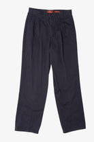 Vintage Navy Blue Eddie Bauer Wrinkle Resistant Double Pleated Pants (1990s)