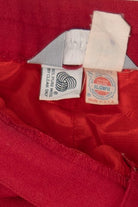 Vintage Red Intuition Union Made Pleated Pants (1980s)