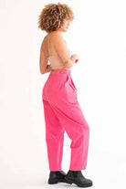 Hot Pink Pleated Vintage Pants (sz. 13)