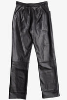 Vintage Ms. Maxima Soft Black Leather Pants (1990s)