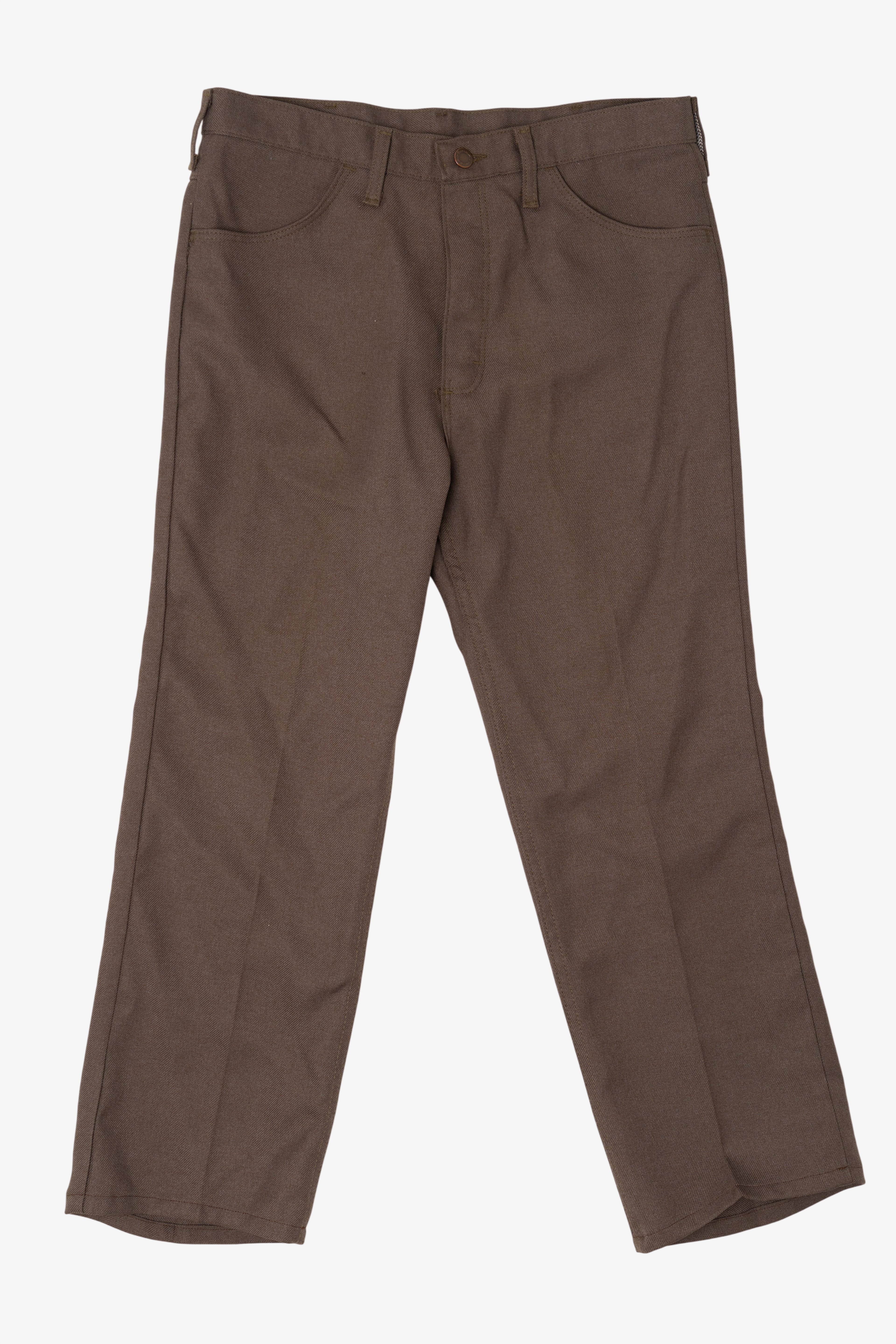 Vintage Dark Brown Wrangler Pants (34x34) (1980s)