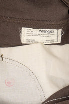 Vintage Dark Brown Wrangler Pants (34x34) (1980s)