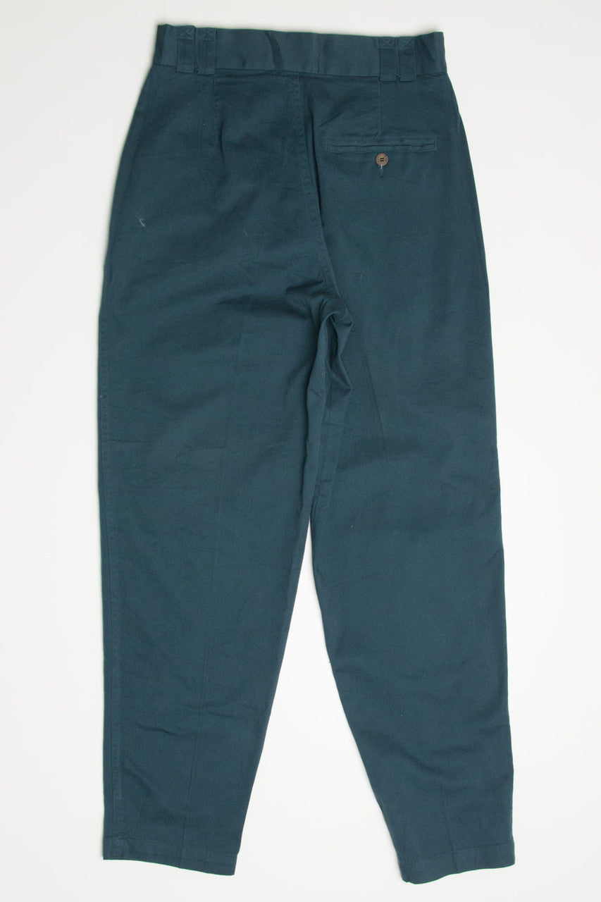 Deadstock Teal White Stag Pants (sz. 10)