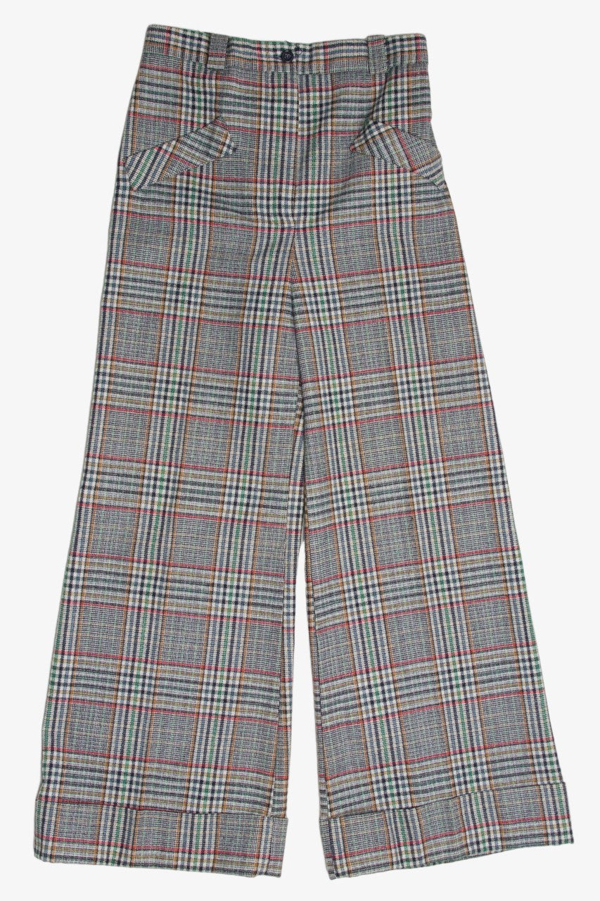 Vintage Bagatelle Plaid Wide Leg Pants (sz. 9)