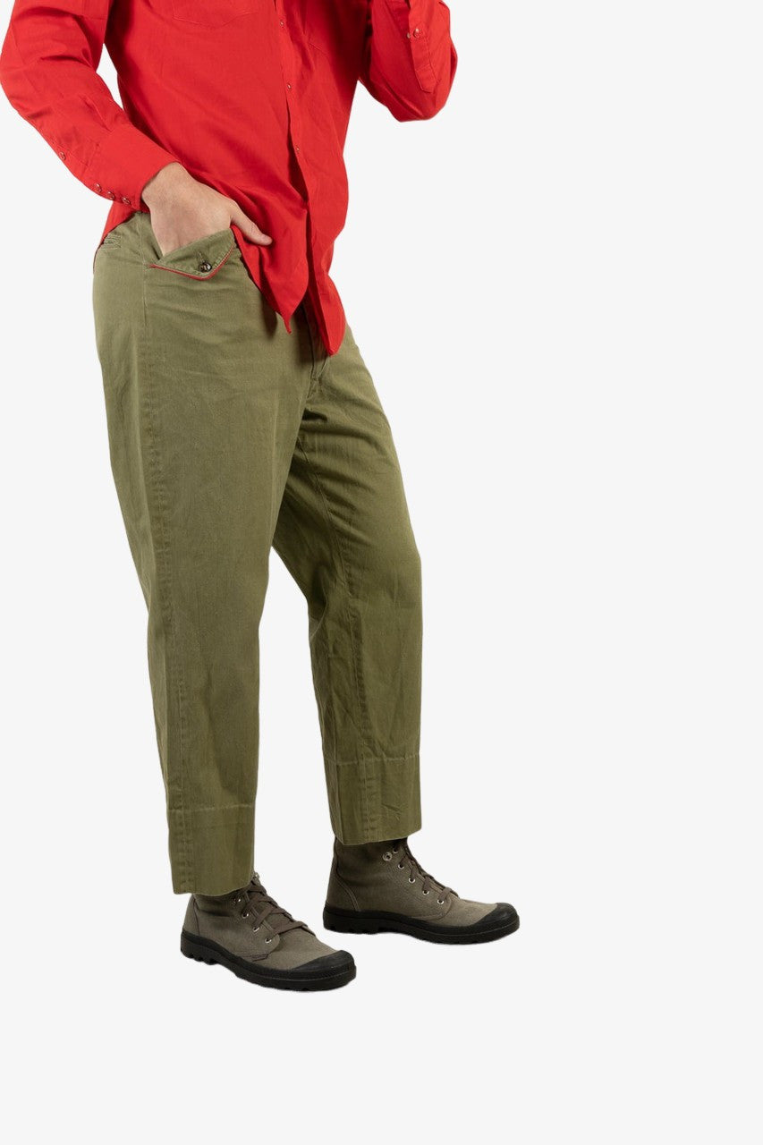 Vintage Olive Scout Pants (1980s)