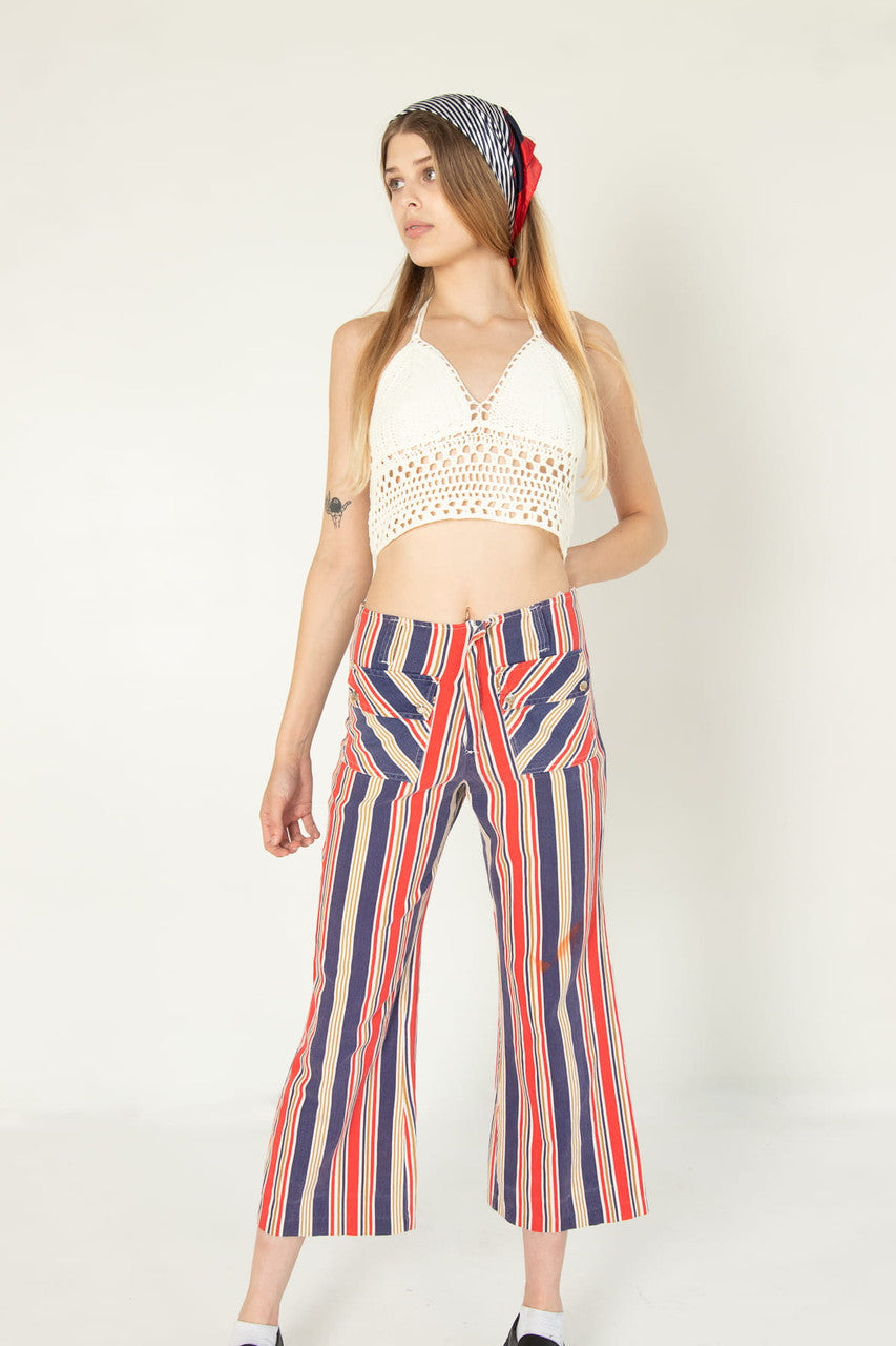 Vintage British Mist Striped Pants (1970s)