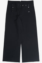 Sailor Deckhand Lace-Back Bell Bottom Pants Navy Military Uniform