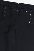 Sailor Deckhand Lace-Back Bell Bottom Pants Navy Military Uniform