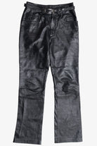 Vintage Wilson's Maxima Leather Bootcut Pants With Belt (2000s)