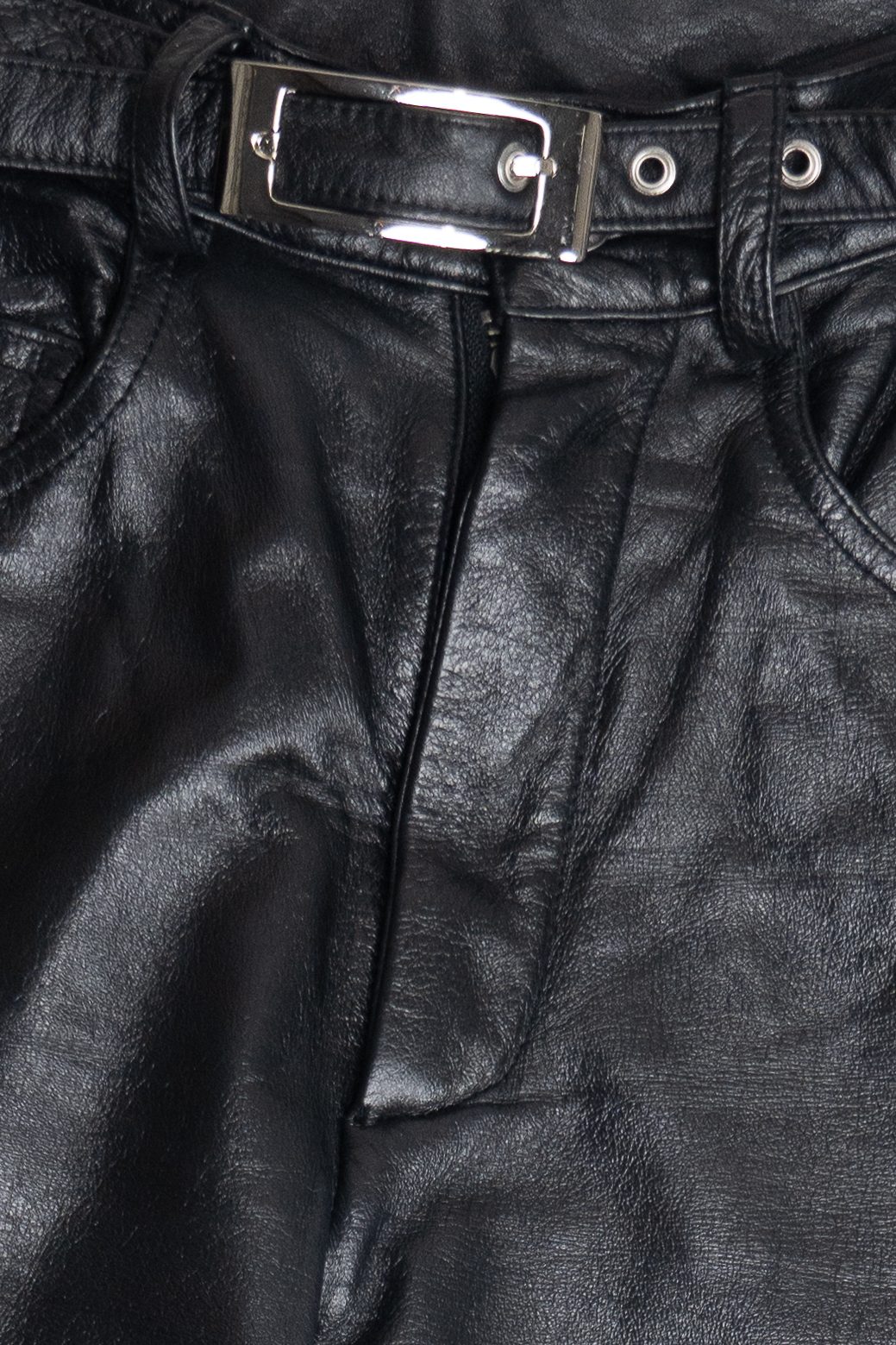 Vintage Wilson's Maxima Leather Bootcut Pants With Belt (2000s)