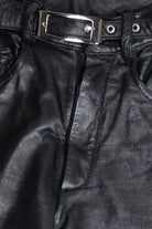 Vintage Wilson's Maxima Leather Bootcut Pants With Belt (2000s)