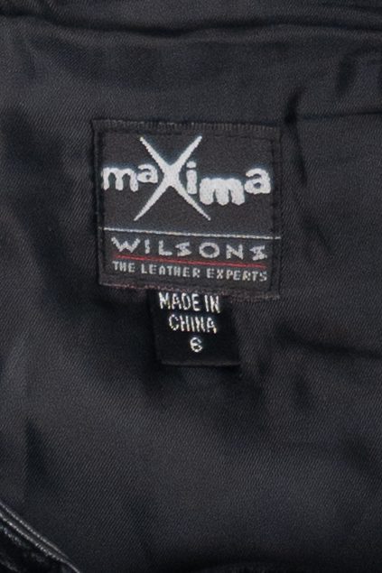 Vintage Wilson's Maxima Leather Bootcut Pants With Belt (2000s)