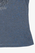 Blue Harley Davidson V-Neck T-Shirt (2010s)