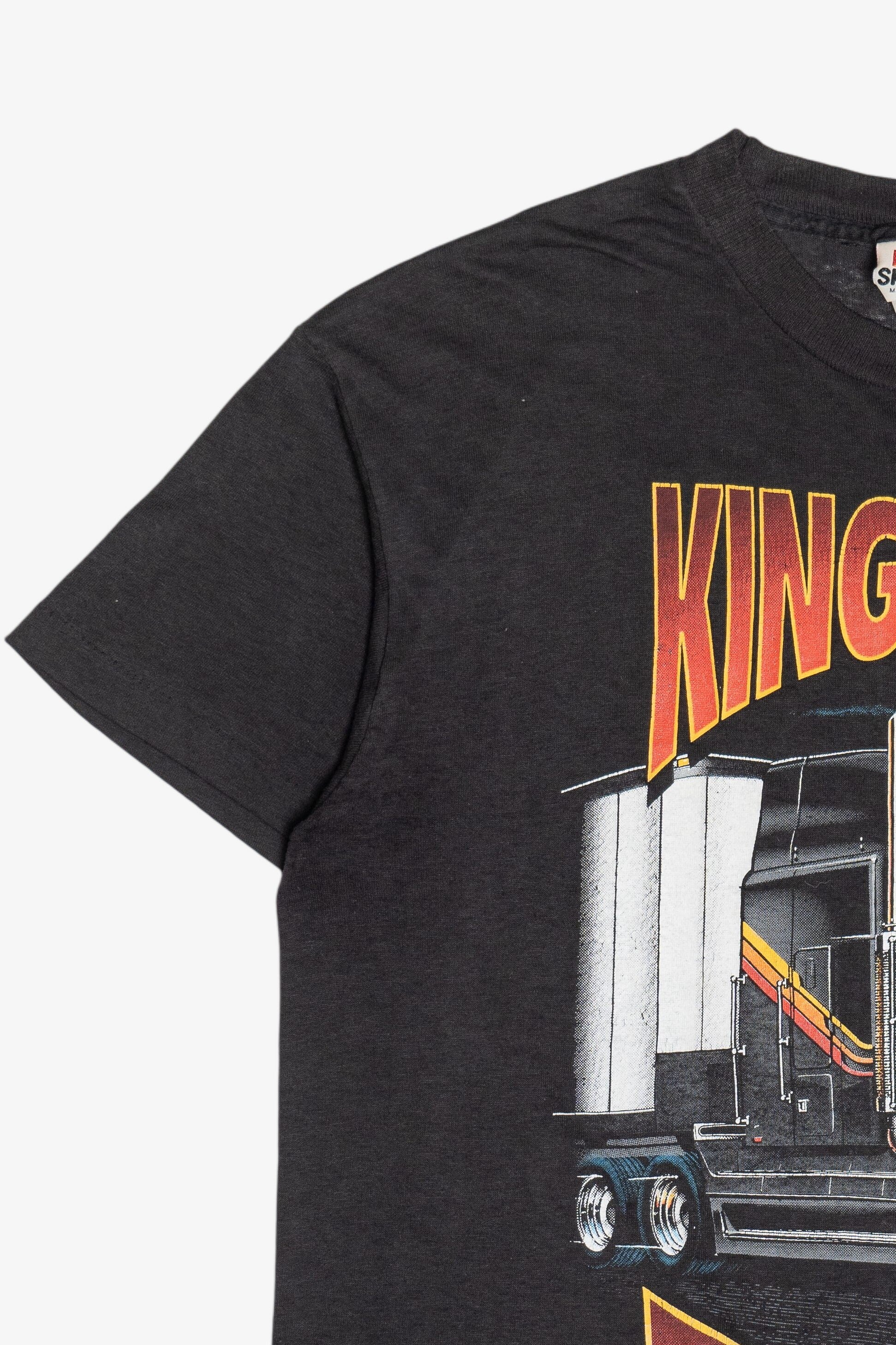 Vintage "King Of The Road" Semi-Truck Paper Thin T-Shirt (1990s)