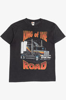 Vintage "King Of The Road" Semi-Truck Paper Thin T-Shirt (1990s)