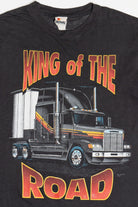 Vintage "King Of The Road" Semi-Truck Paper Thin T-Shirt (1990s)