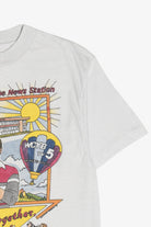 Vintage "WCYB TV 5 The News Station" Anniversary Single Stitch T-Shirt (1980s)