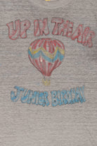 Vintage Gray "Up In The Air Junior Birdman" Paper Thin T-Shirt (1980s)