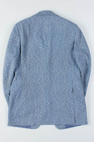 Blue Textured Oversized Vintage Blazer