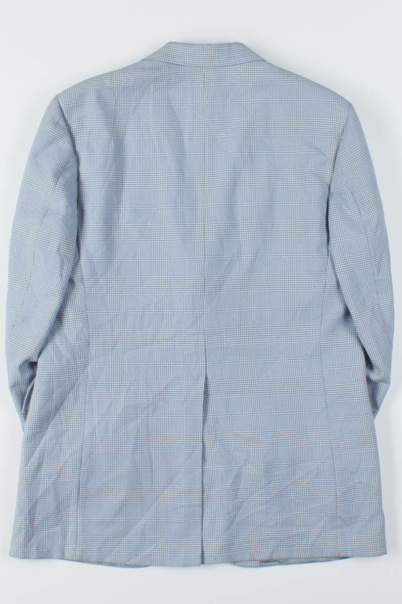 Blue Puppytooth Check Vintage Blazer