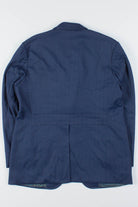 Blue Chevron Oversized Vintage Blazer
