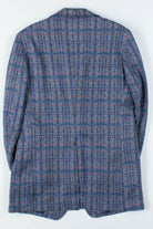 Blue Woven Plaid Vintage Blazer