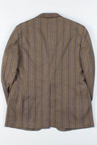 Brown Pinstripe Oversized Vintage Blazer