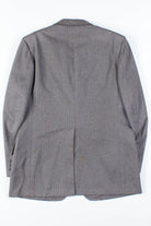 Grey Pinstripe Oversized Vintage Blazer
