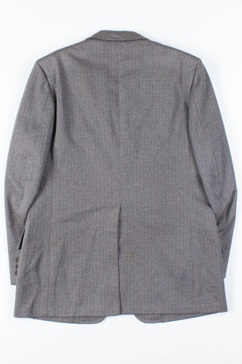 Grey Pinstripe Oversized Vintage Blazer
