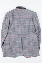 Grey & Red Plaid Vintage Blazer