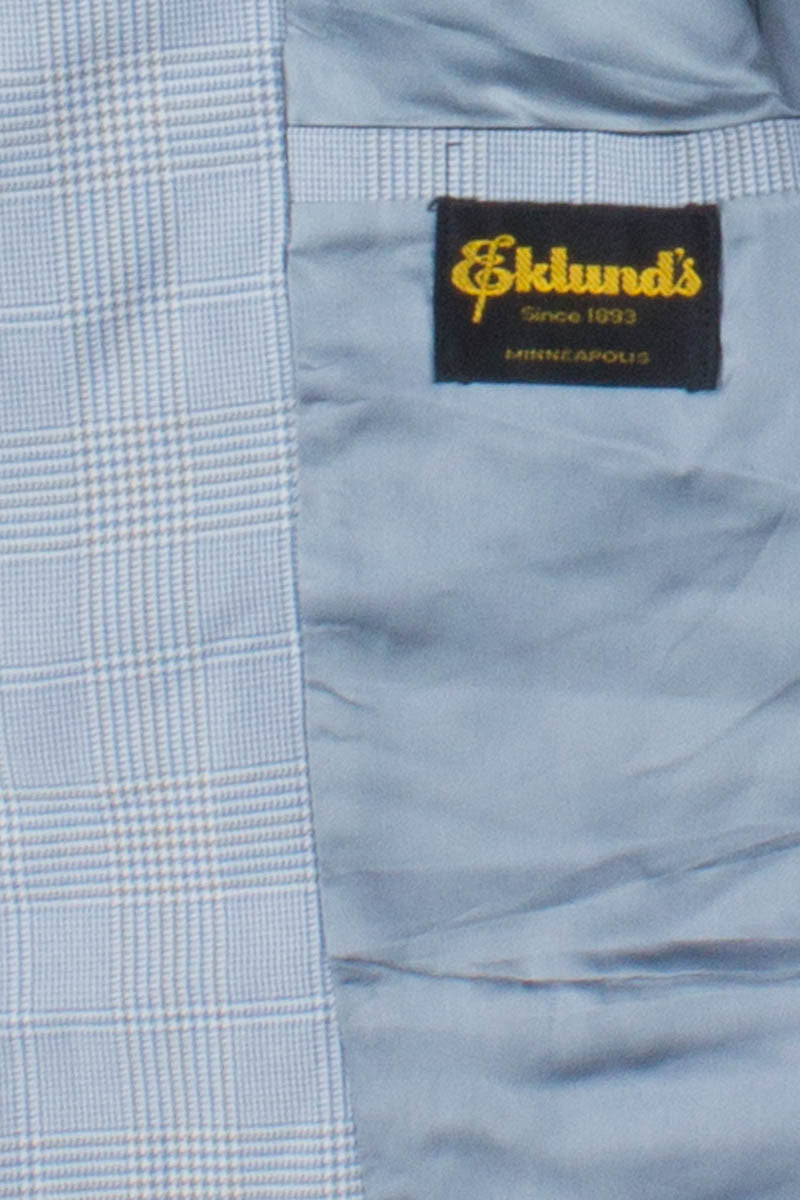 Blue Puppytooth Check Vintage Blazer
