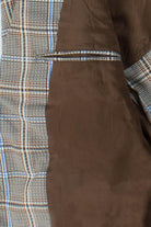 Brown & Blue Plaid Vintage Blazer