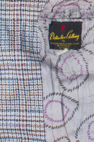 Grey & Red Plaid Vintage Blazer