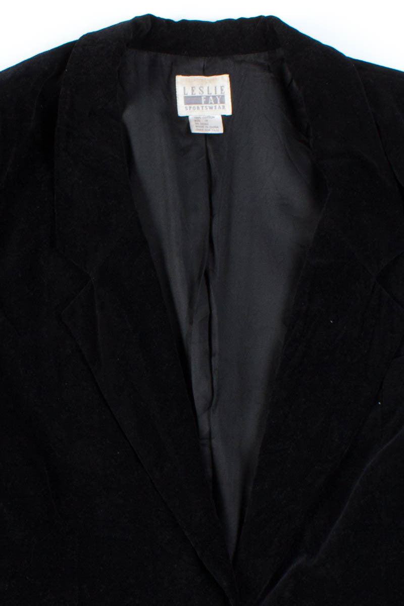 Black Velvet Blazer 1