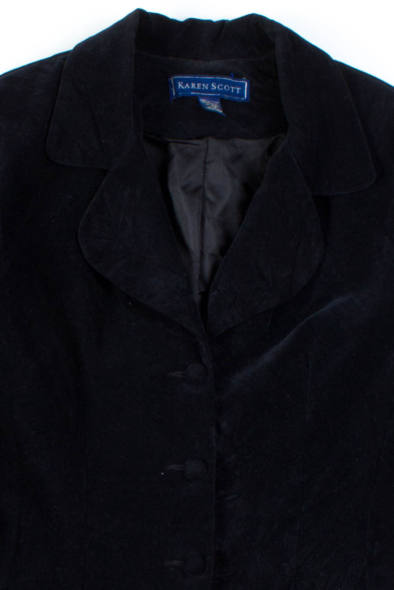 Black Velvet Blazer 2