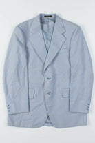 Blue Puppytooth Check Vintage Blazer