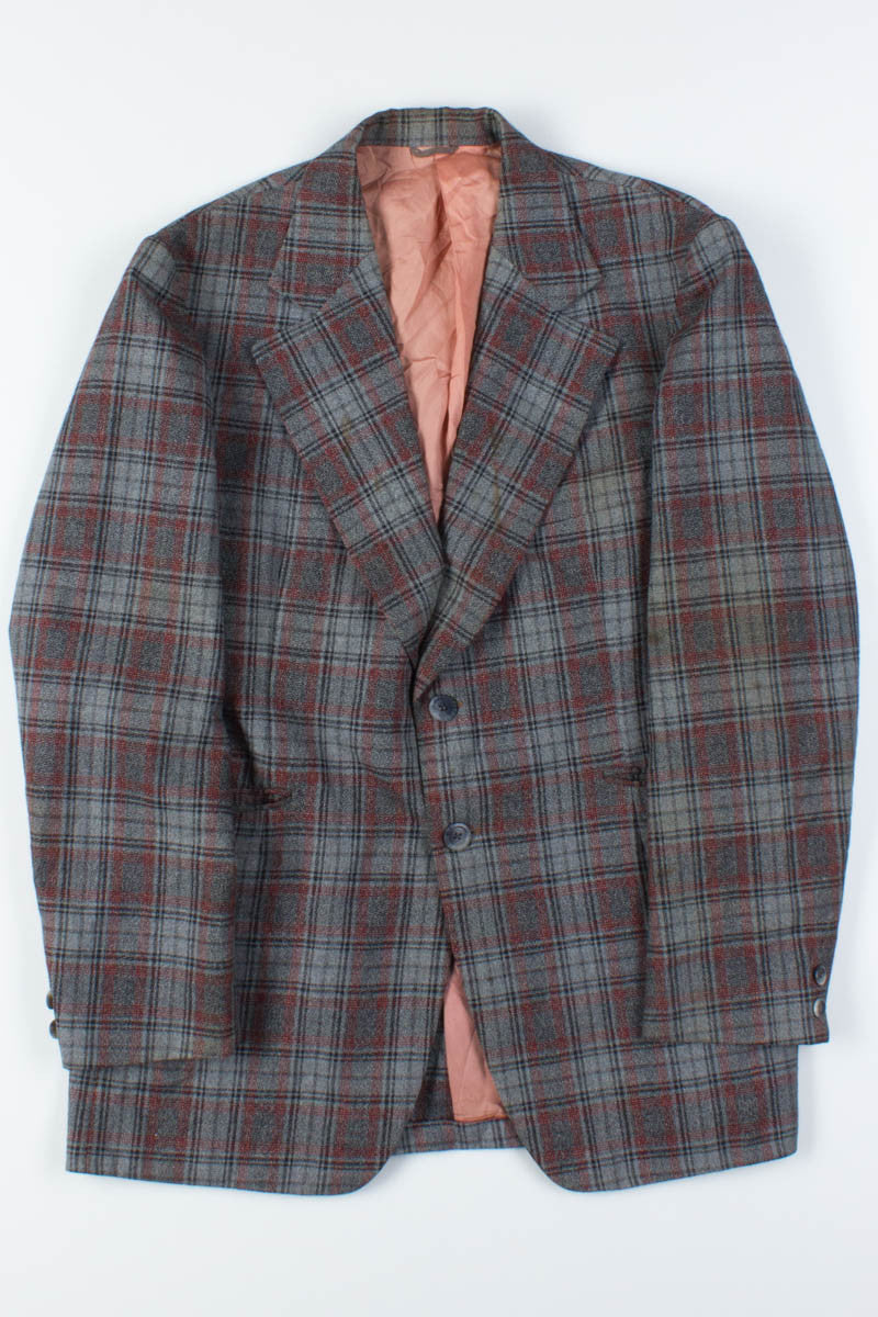 Wool Plaid Vintage Blazer